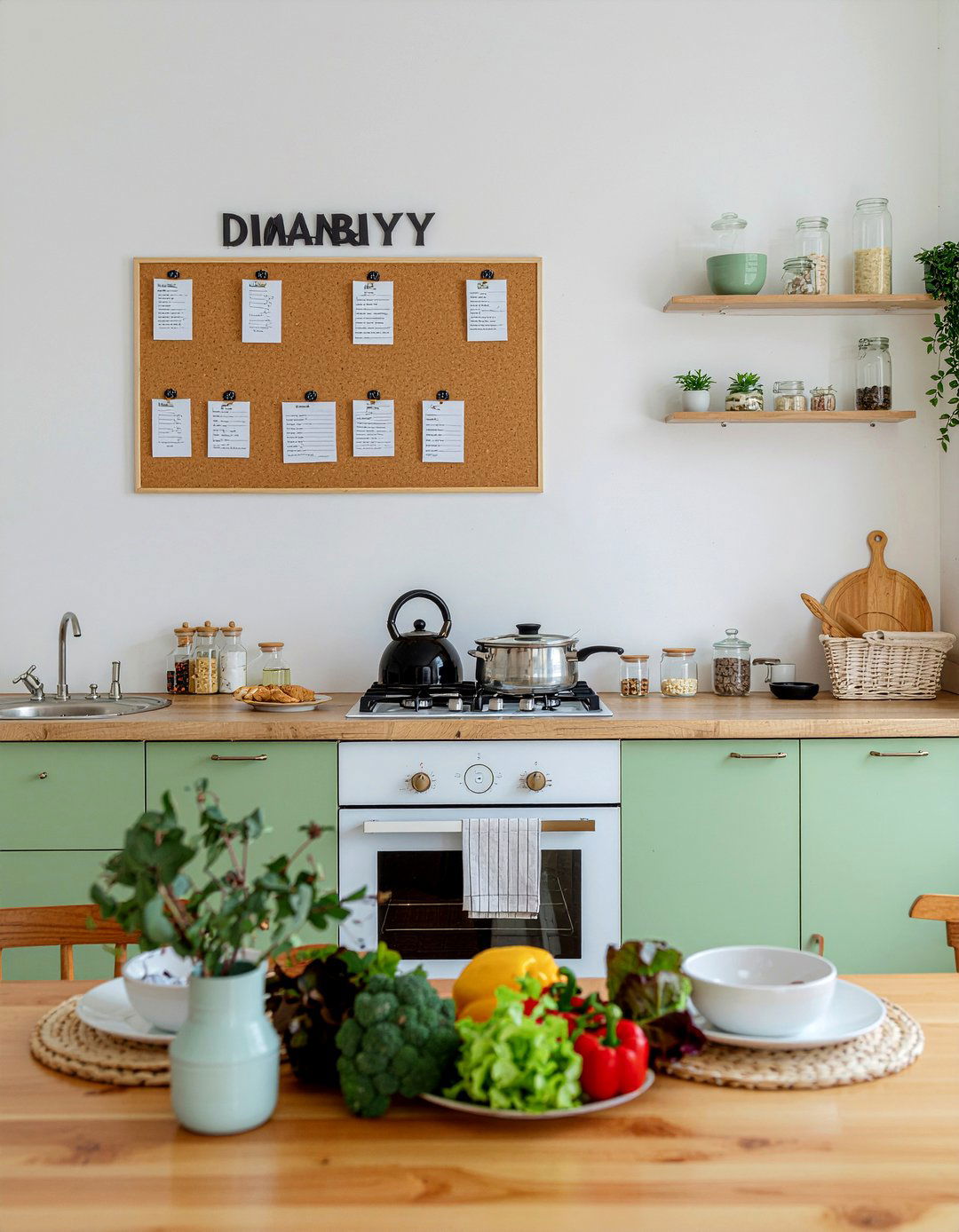 Kitchen Menu Board Wall - 30 kitchen message center ideas