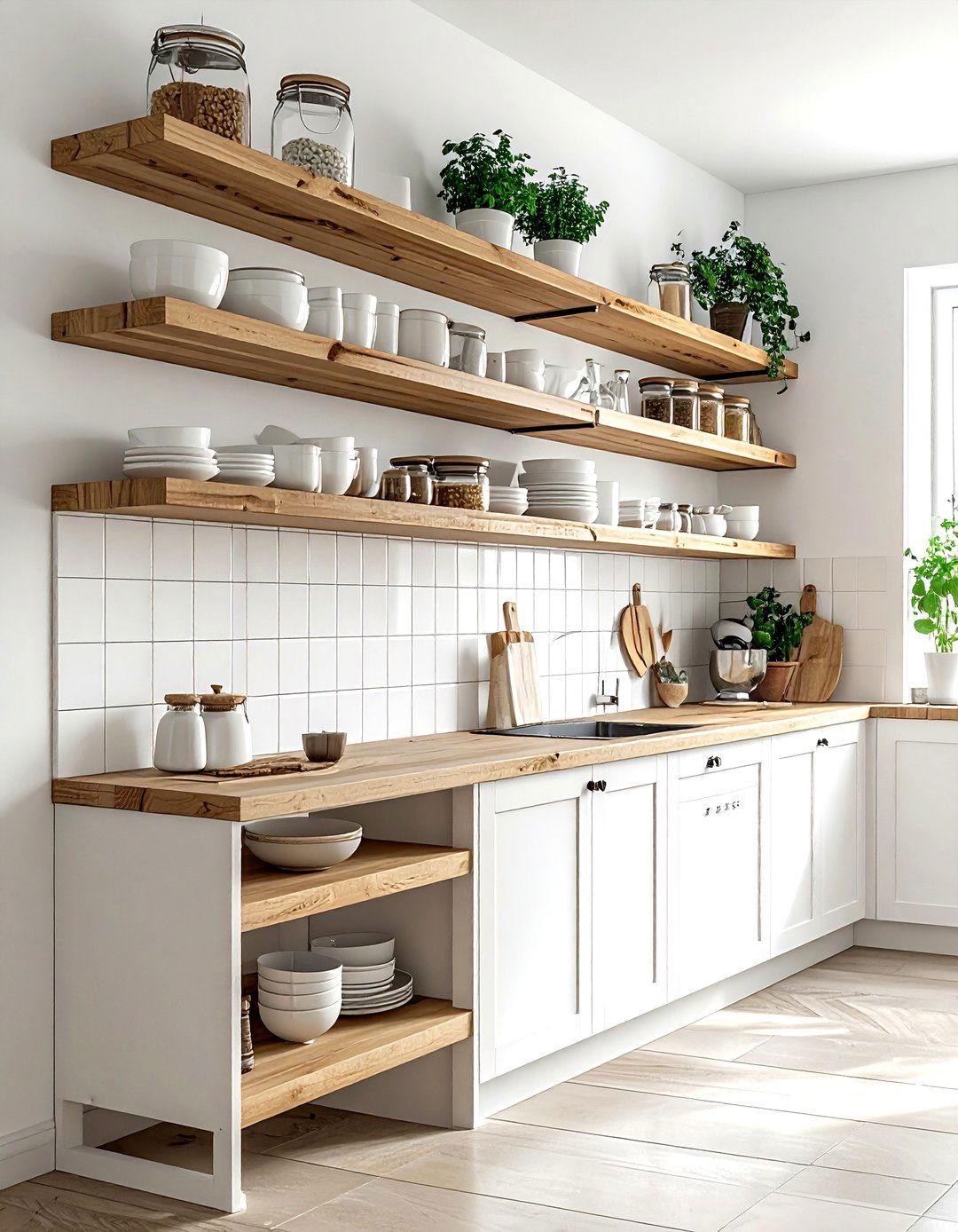 Kitchen Open Shelves - 30 ultimate kitchen ideas
