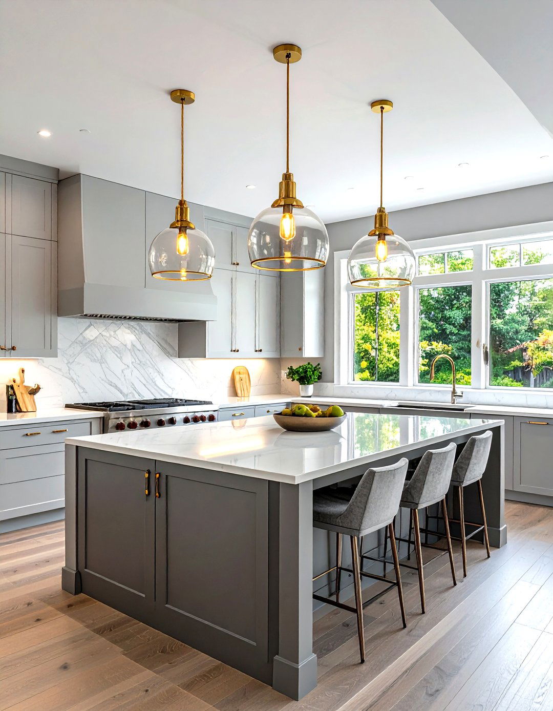 Kitchen Pendant Lighting - 30 finished kitchen ideas