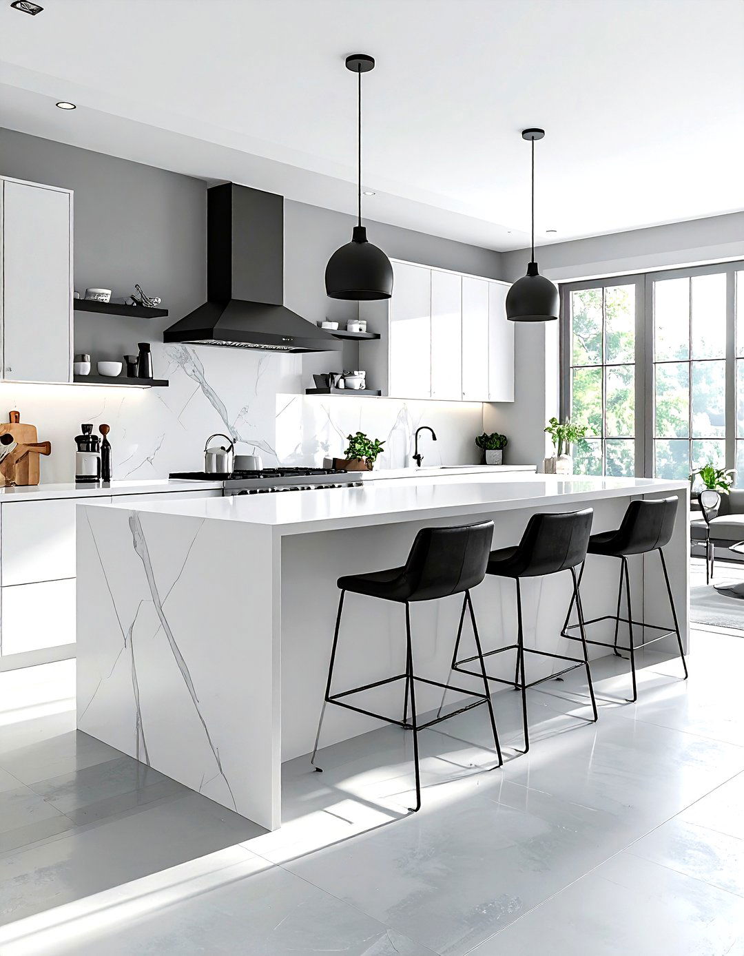 Kitchen Peninsula Bar - 30 kitchen gathering space ideas