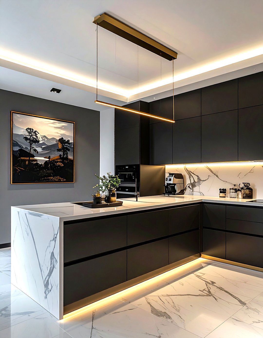 Kitchen Picture Lighting - 30 kitchen layered lighting ideas