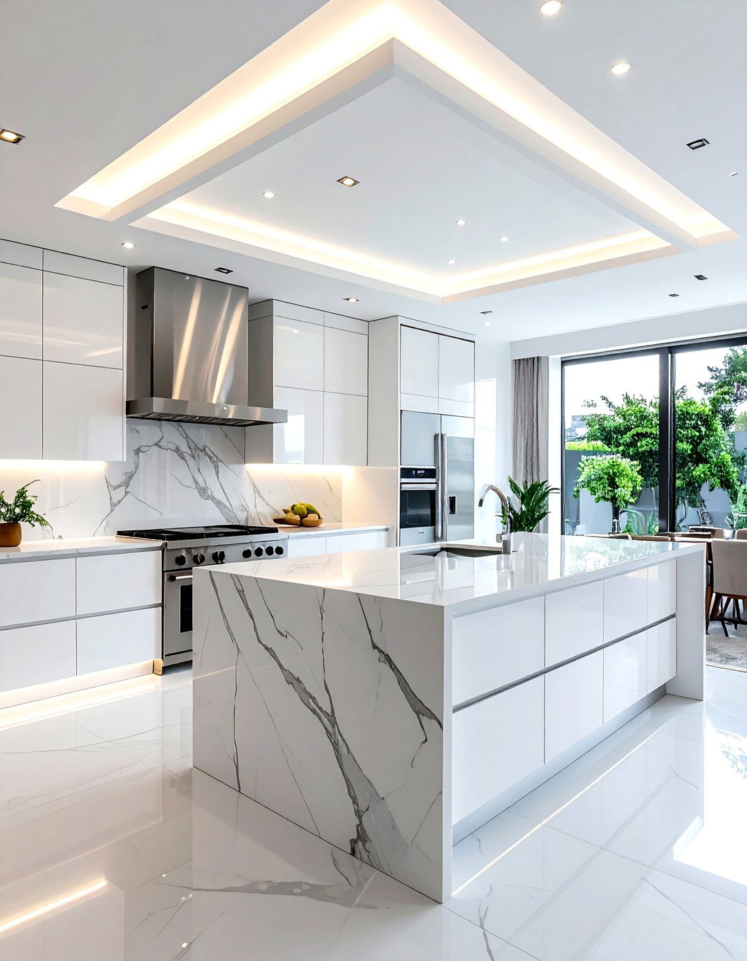 Kitchen Recessed Lighting - 30 kitchen layered lighting ideas