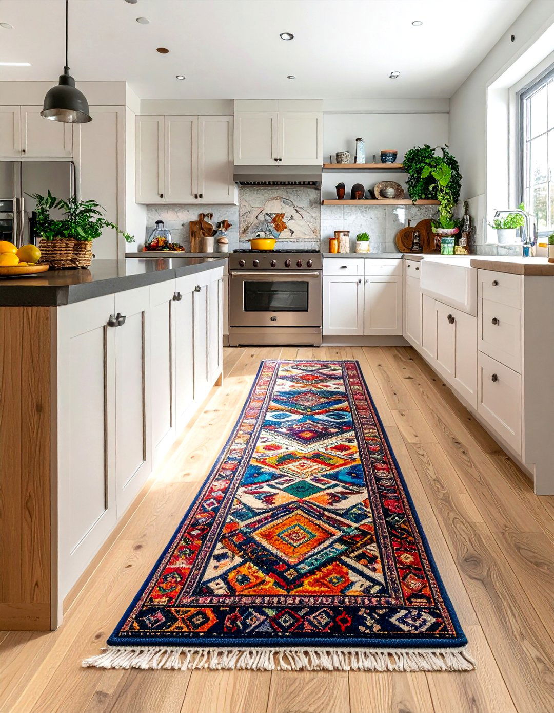 Kitchen Rug Runner - 30 welcoming kitchen ideas