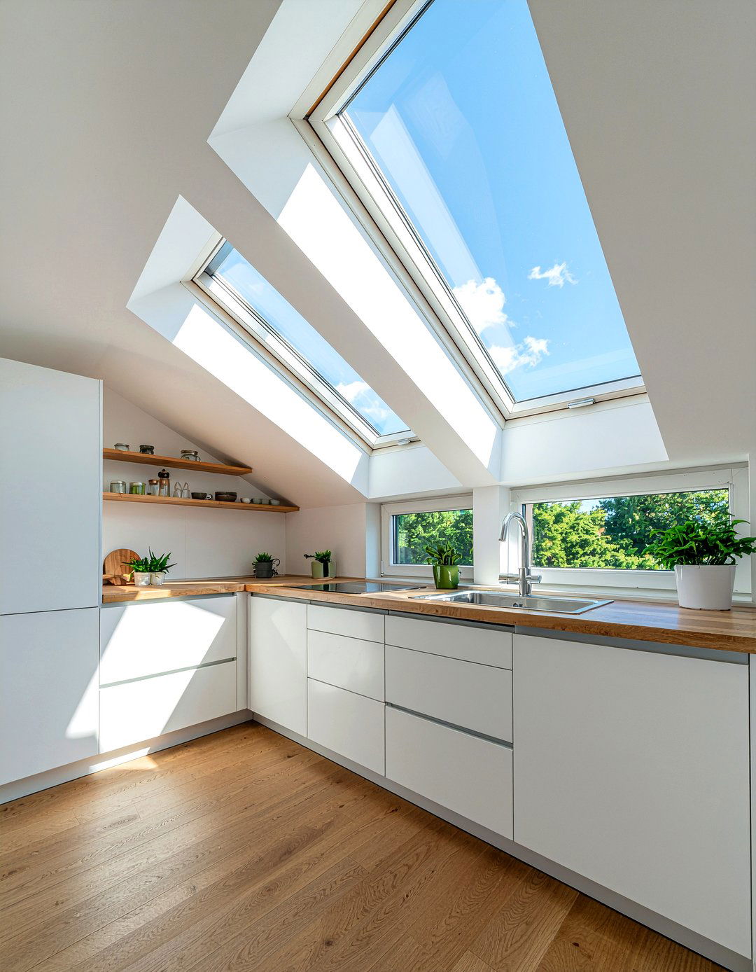 Kitchen Skylights - 30 ambient lighting kitchen ideas