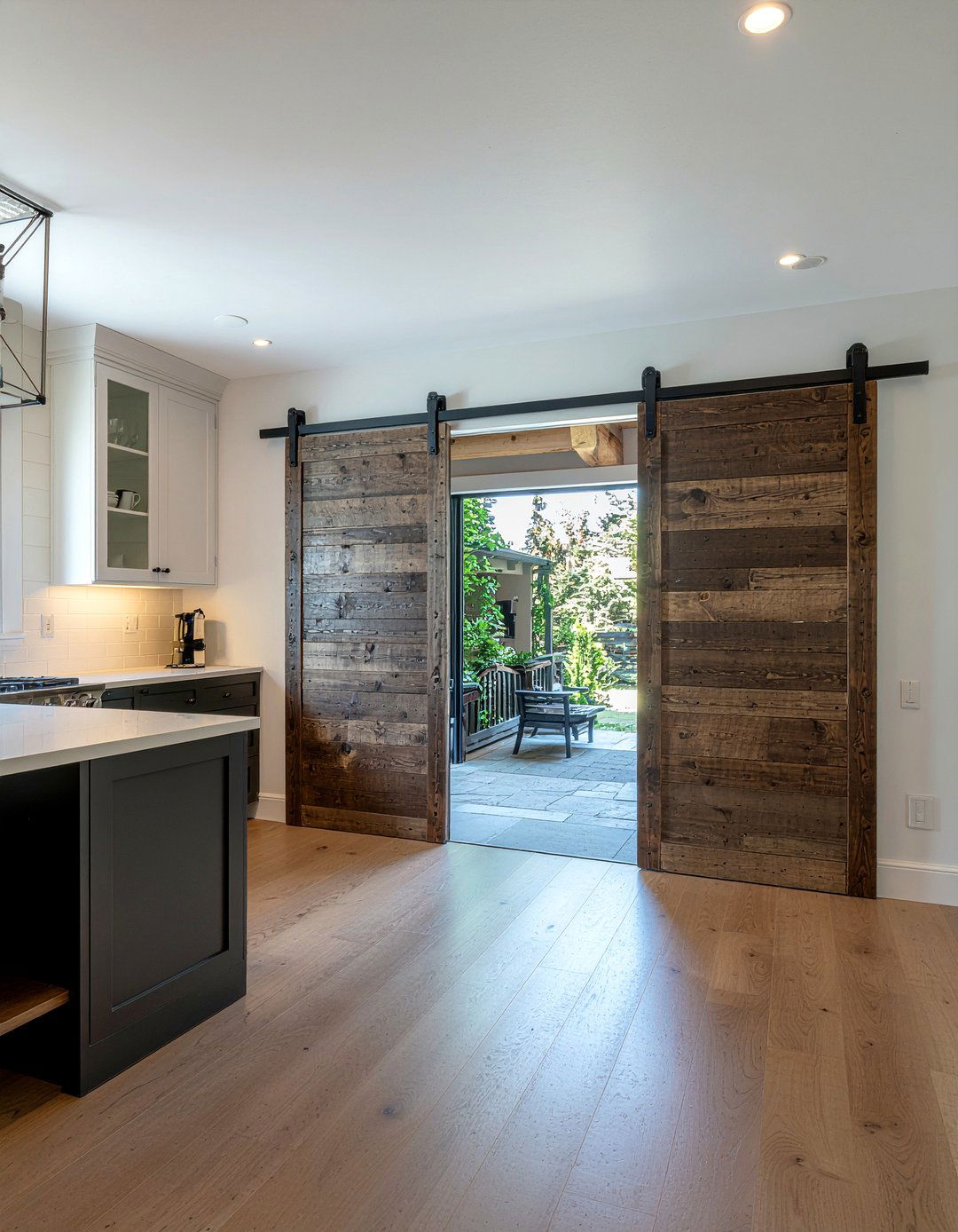 Kitchen Sliding Barn Door - 30 kitchen architectural detail ideas