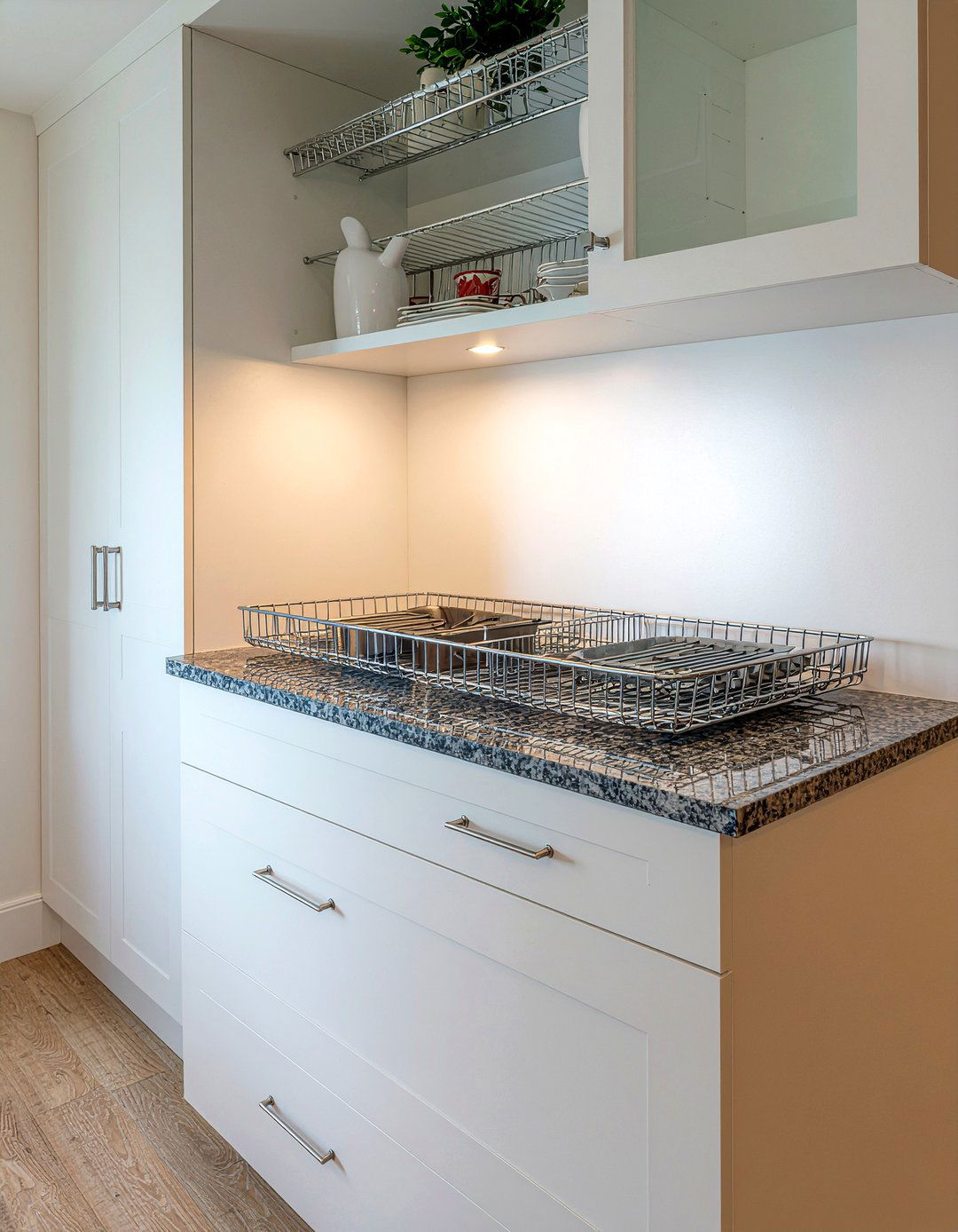 Kitchen Tension Rods - 30 kitchen cabinet organization ideas