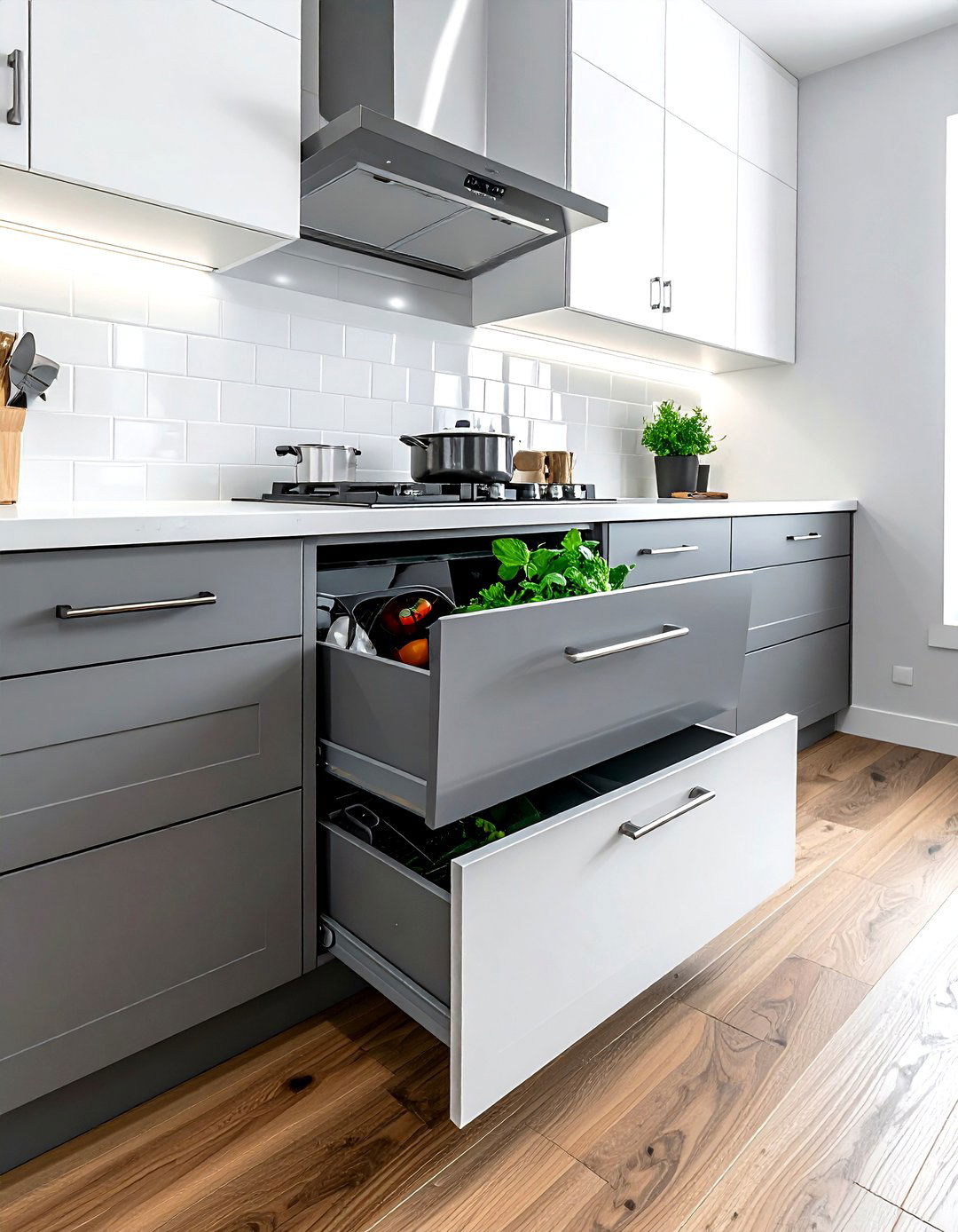 Kitchen Trash Pull Out - 30 kitchen planning tips