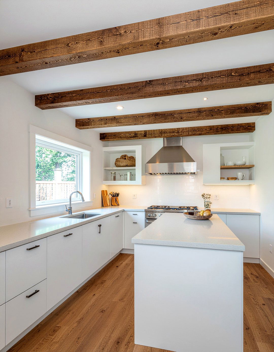 Kitchen Tray Ceiling With Wood Beams - 30 kitchen tray ceiling ideas