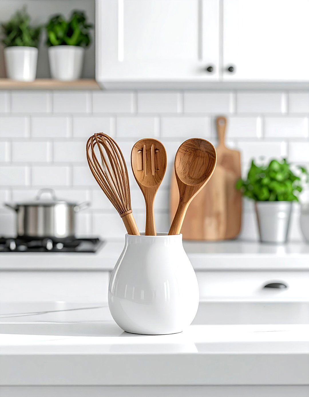 Kitchen Utensil Vase - 30 vase styling ideas