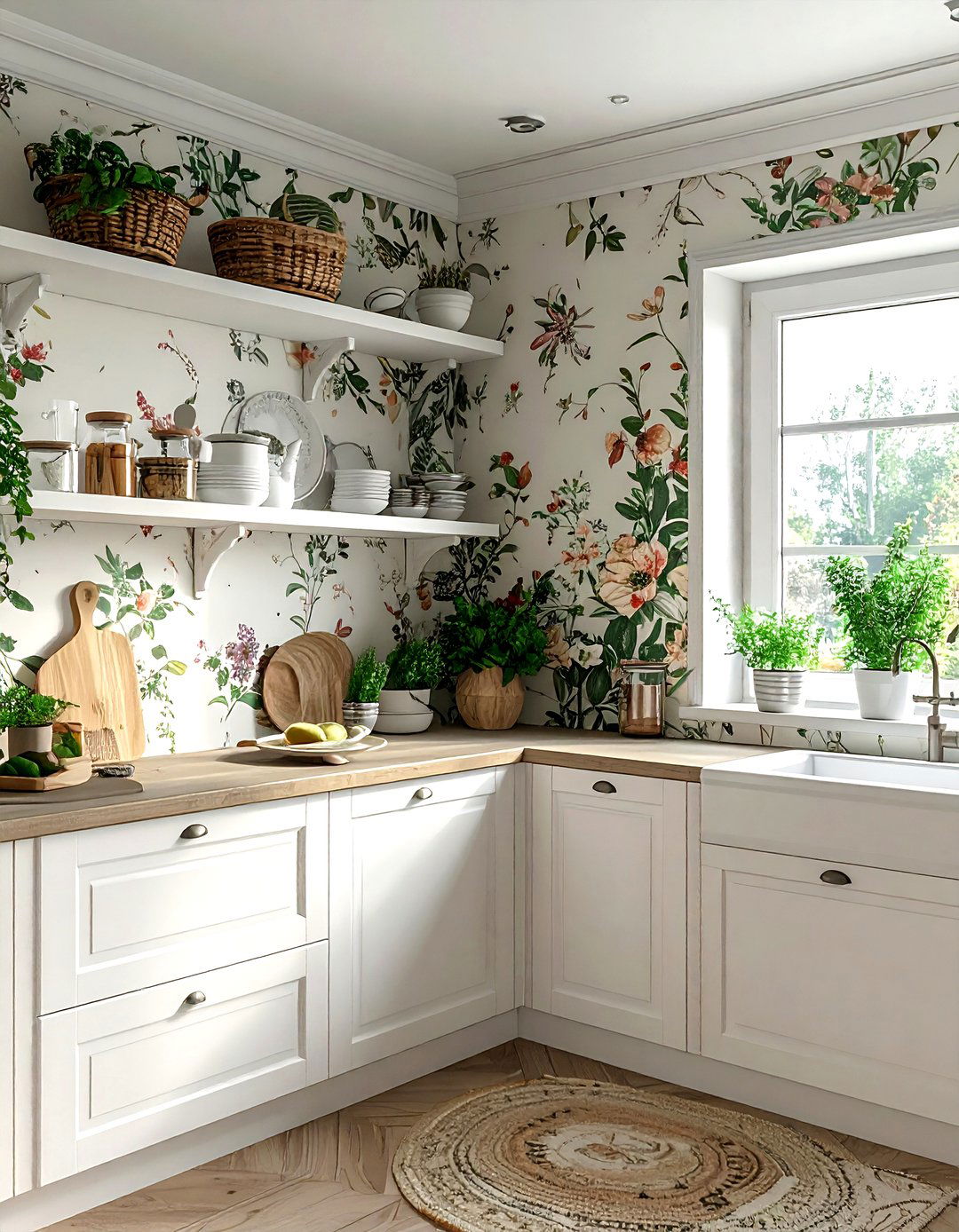 Kitchen Wallpaper - 30 kitchen upgrade ideas