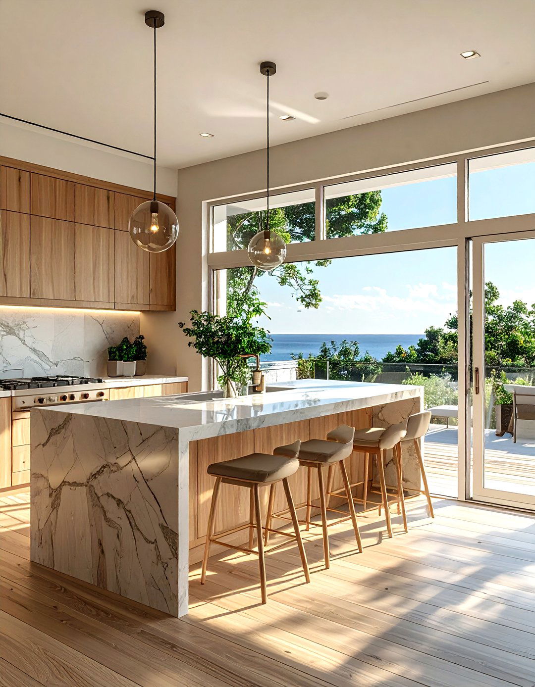 Kitchen Window Bar - 30 social kitchen ideas