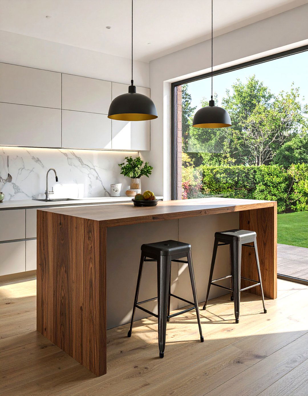 Kitchen Window Counter - 30 tiny dining room ideas