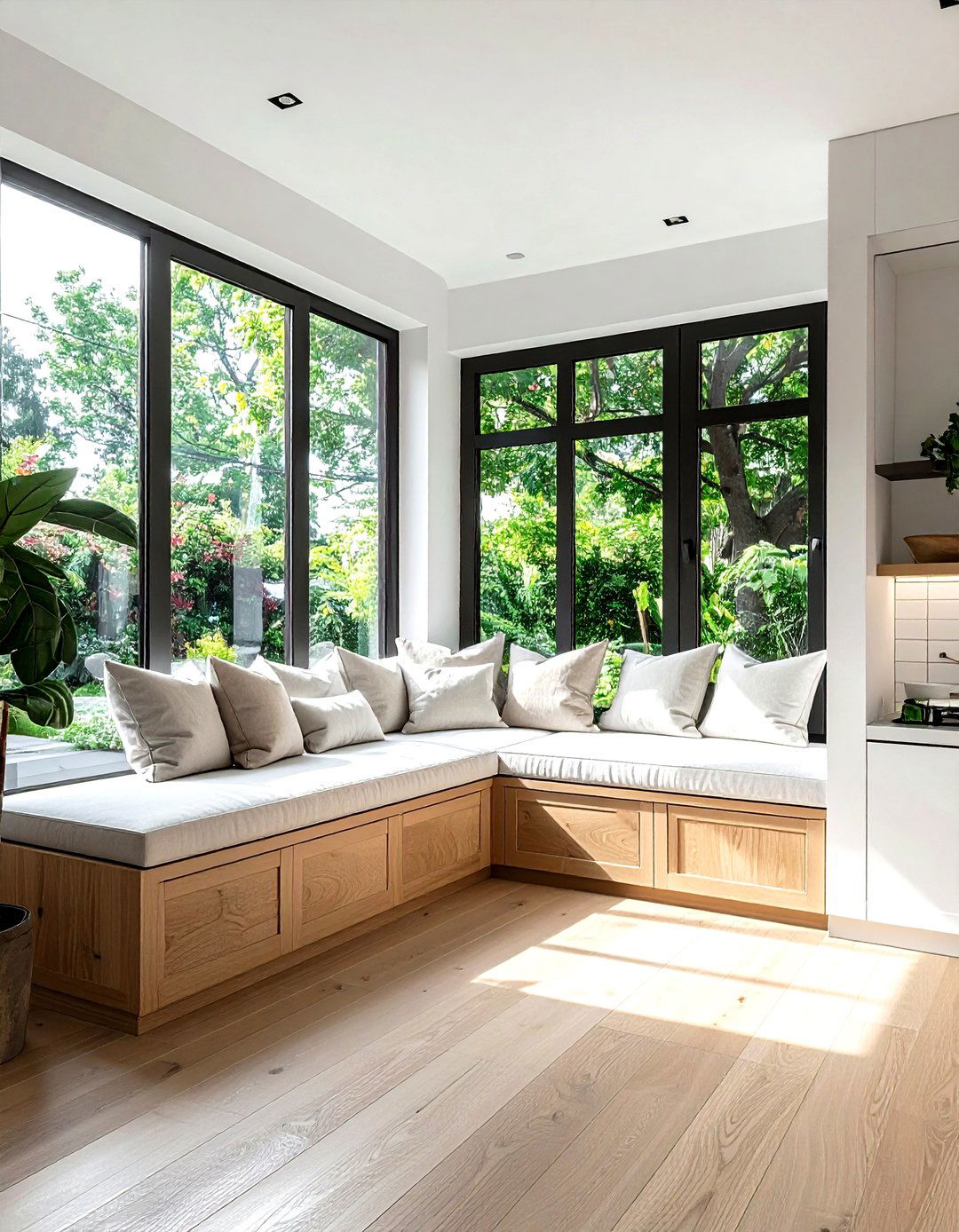 Kitchen Window Seat - 30 kitchen social hub ideas