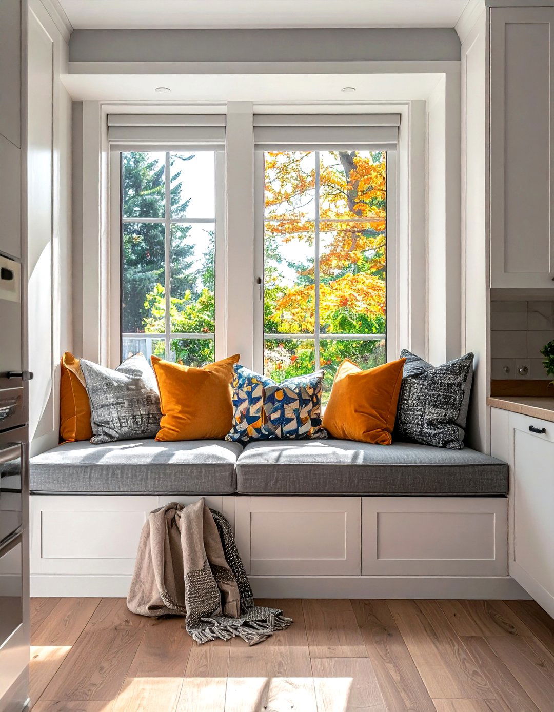Kitchen Window Seat - 30 welcoming kitchen ideas