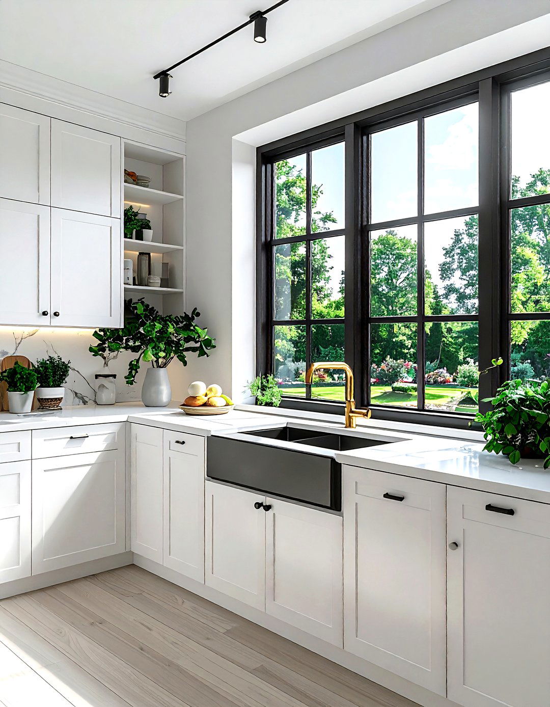 Kitchen Window View - 30 kitchen design ideas