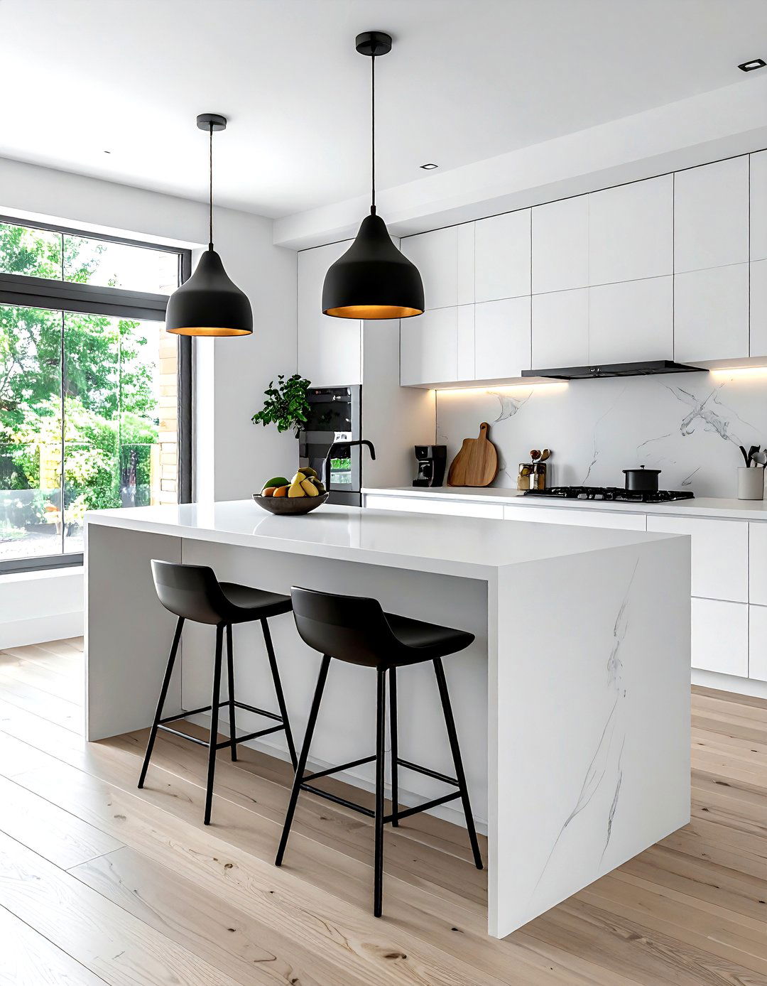 Kitchen With Breakfast Bar - 30 one-wall kitchen ideas