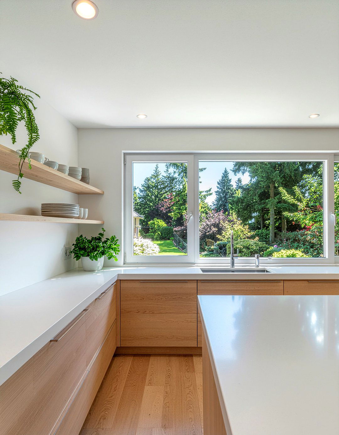 Kitchen With Large Window - 30 open floor plan kitchen ideas
