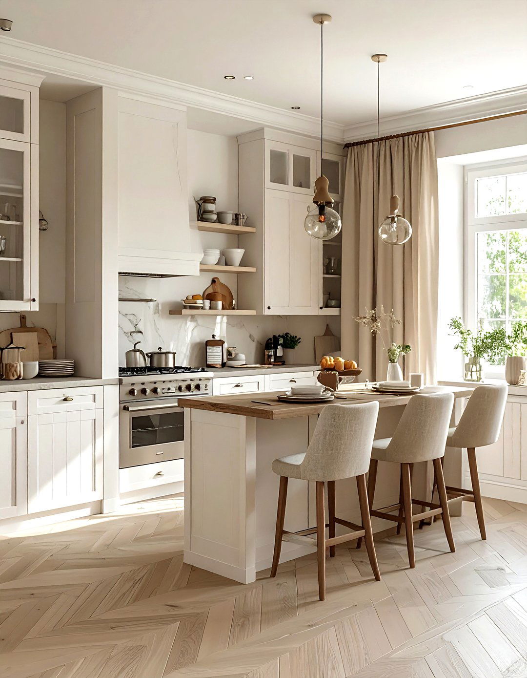 Kitchen With Linen - 30 kitchen soft settings