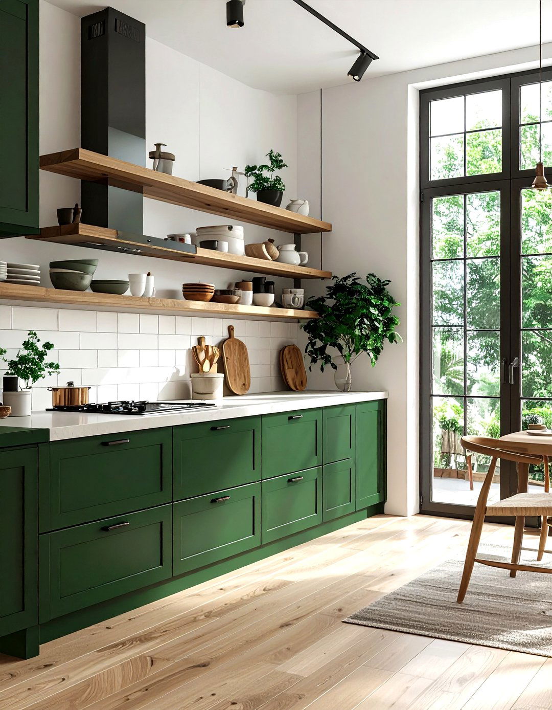 Kitchen Without Upper Cabinets - 30 unique kitchen ideas