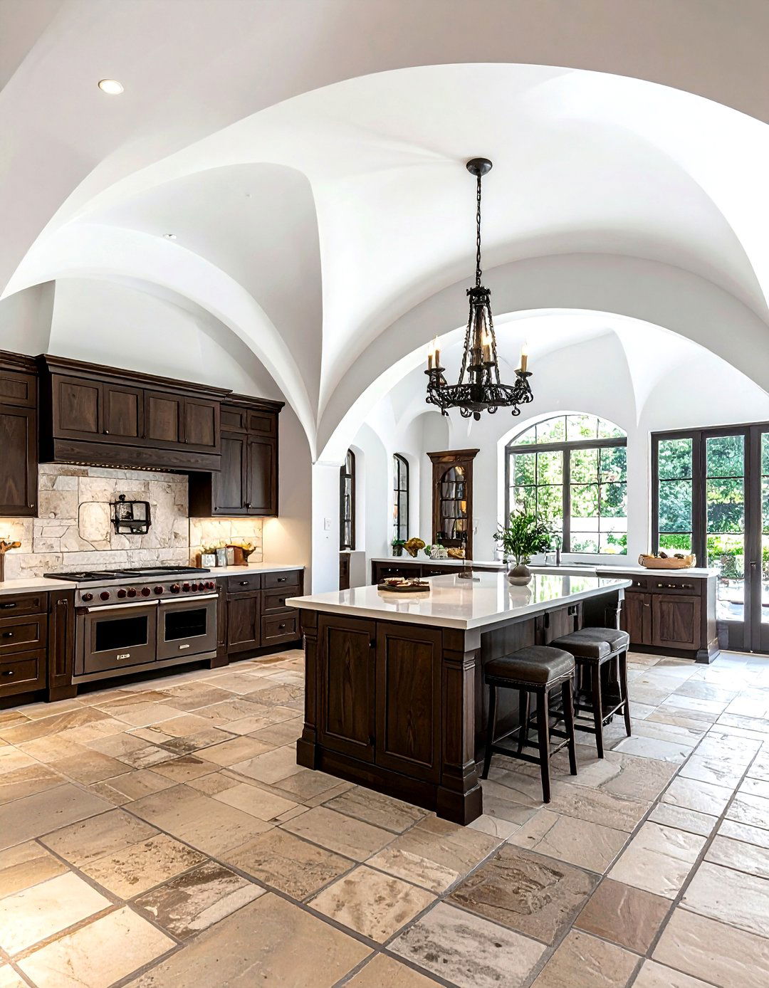 Kitchen arched ceiling - 30 kitchen ceiling ideas