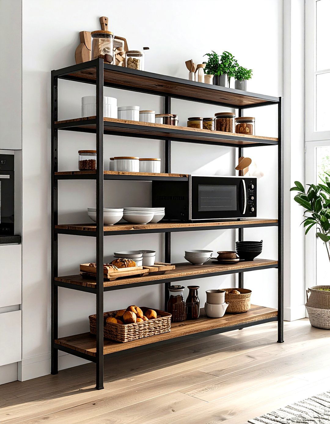 Kitchen bakers rack - 30 kitchen furniture placement