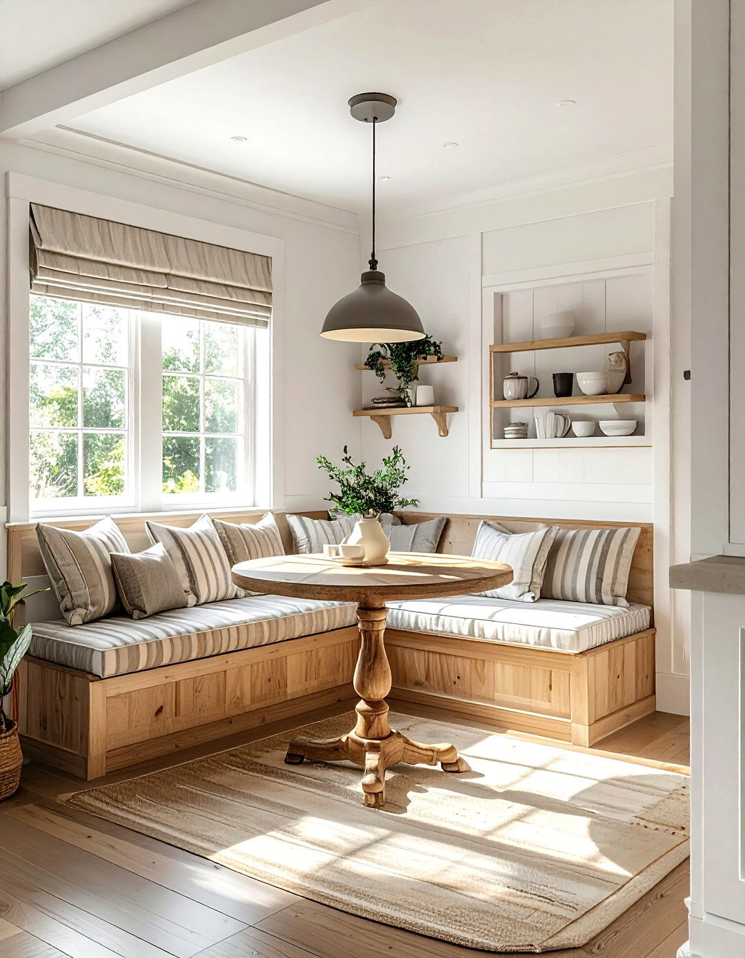 Kitchen breakfast nook - 30 cottage kitchen ideas