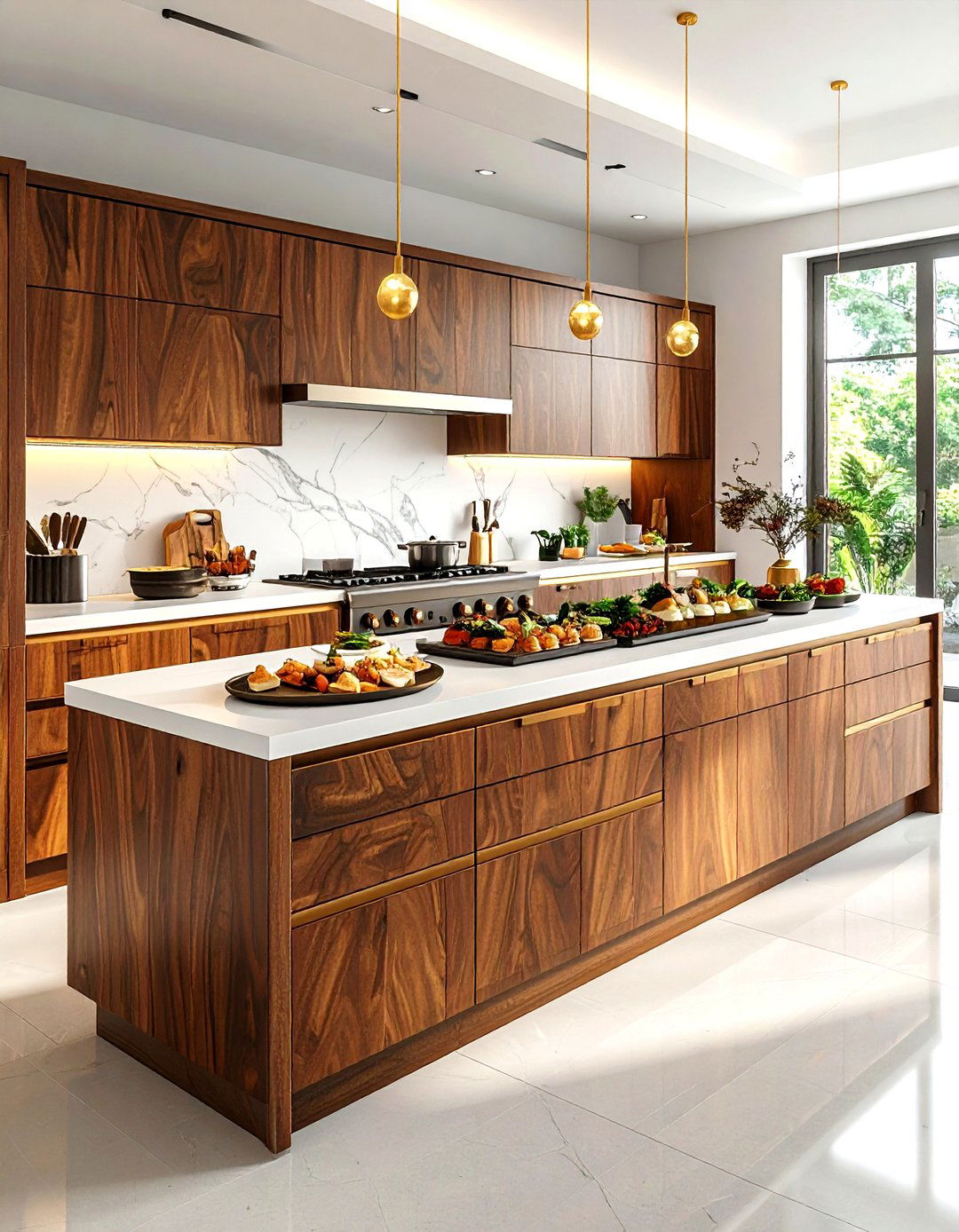 Kitchen buffet table - 30 kitchen furniture ideas