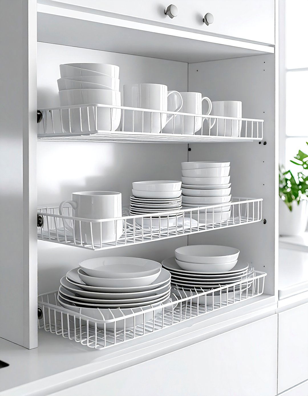 Kitchen cabinet riser - 30 kitchen creative storage ideas
