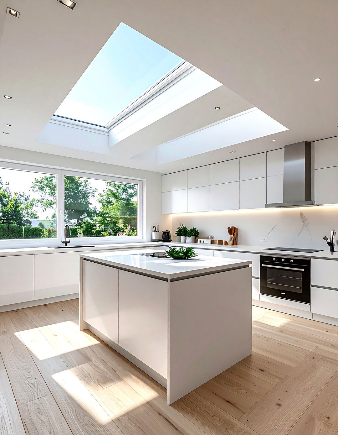 Kitchen ceiling skylight - 30 kitchen character ideas