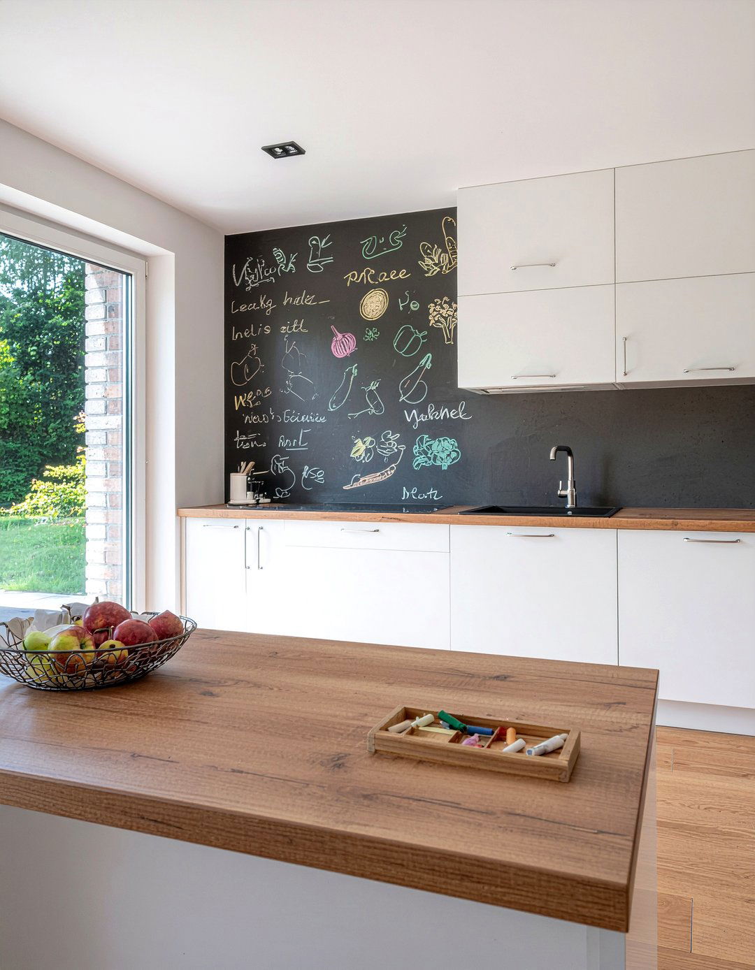 Kitchen chalkboard wall - 30 kitchen message board ideas
