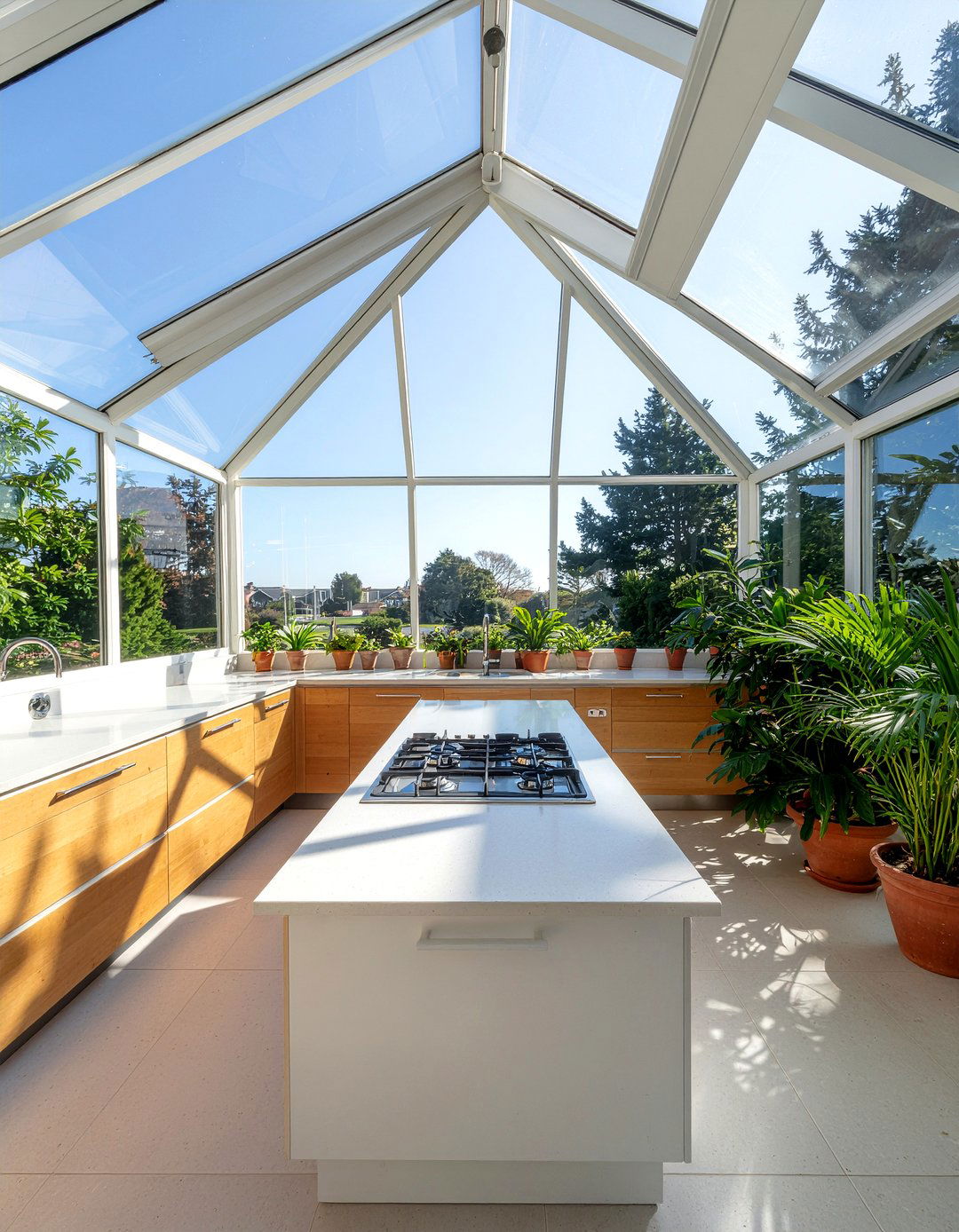 Kitchen conservatory - 30 kitchen expansion ideas