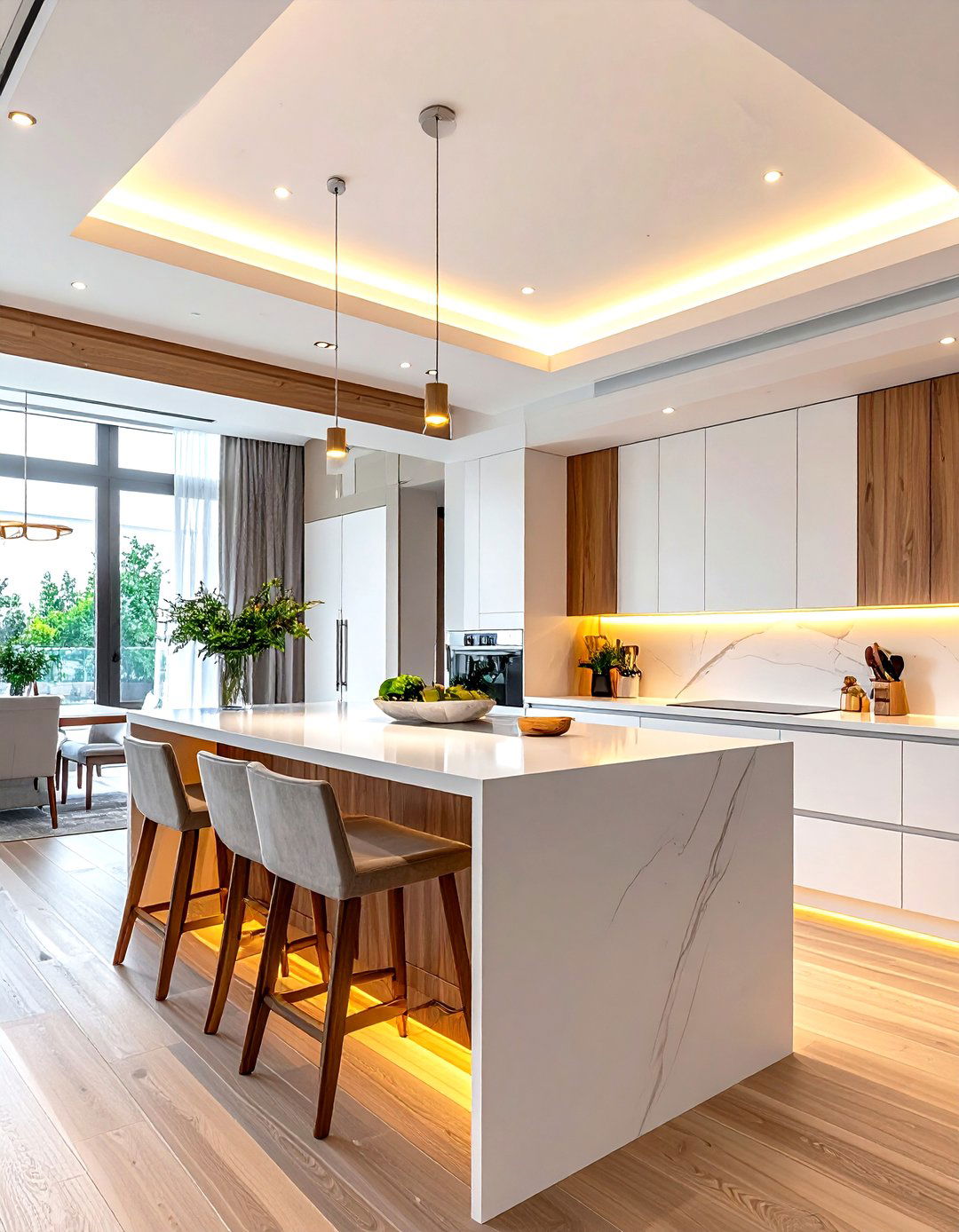 Kitchen cove lighting ceiling - 30 kitchen ceiling ideas