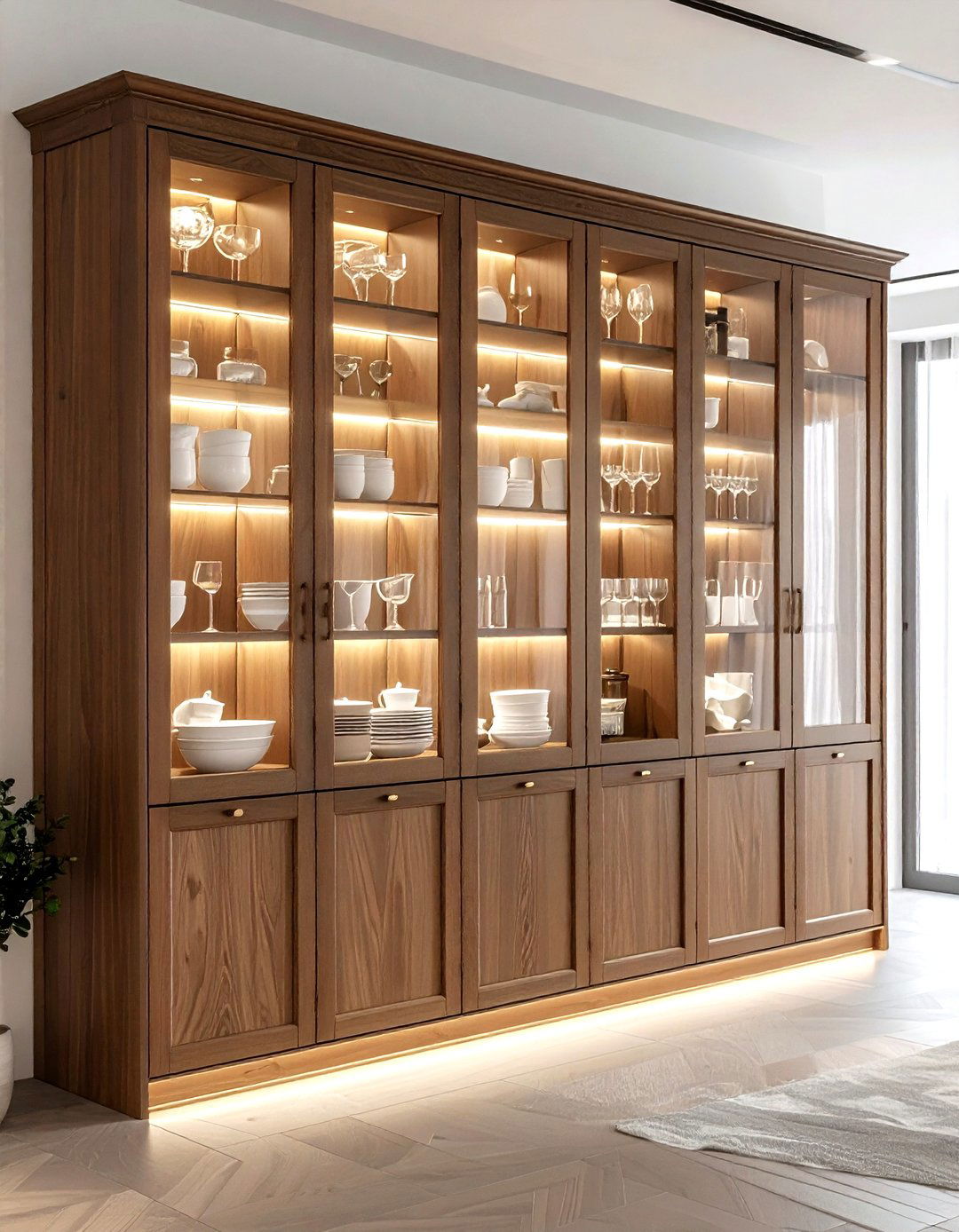 Kitchen display cabinet - 30 kitchen furniture ideas