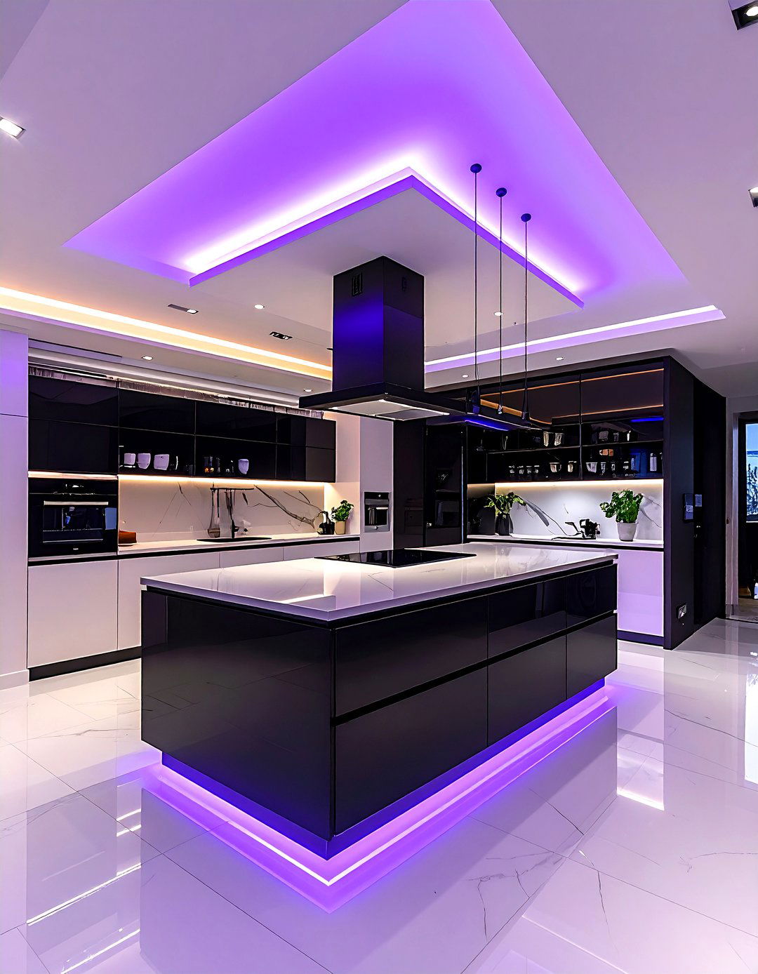 Kitchen floating ceiling - 30 kitchen ceiling ideas