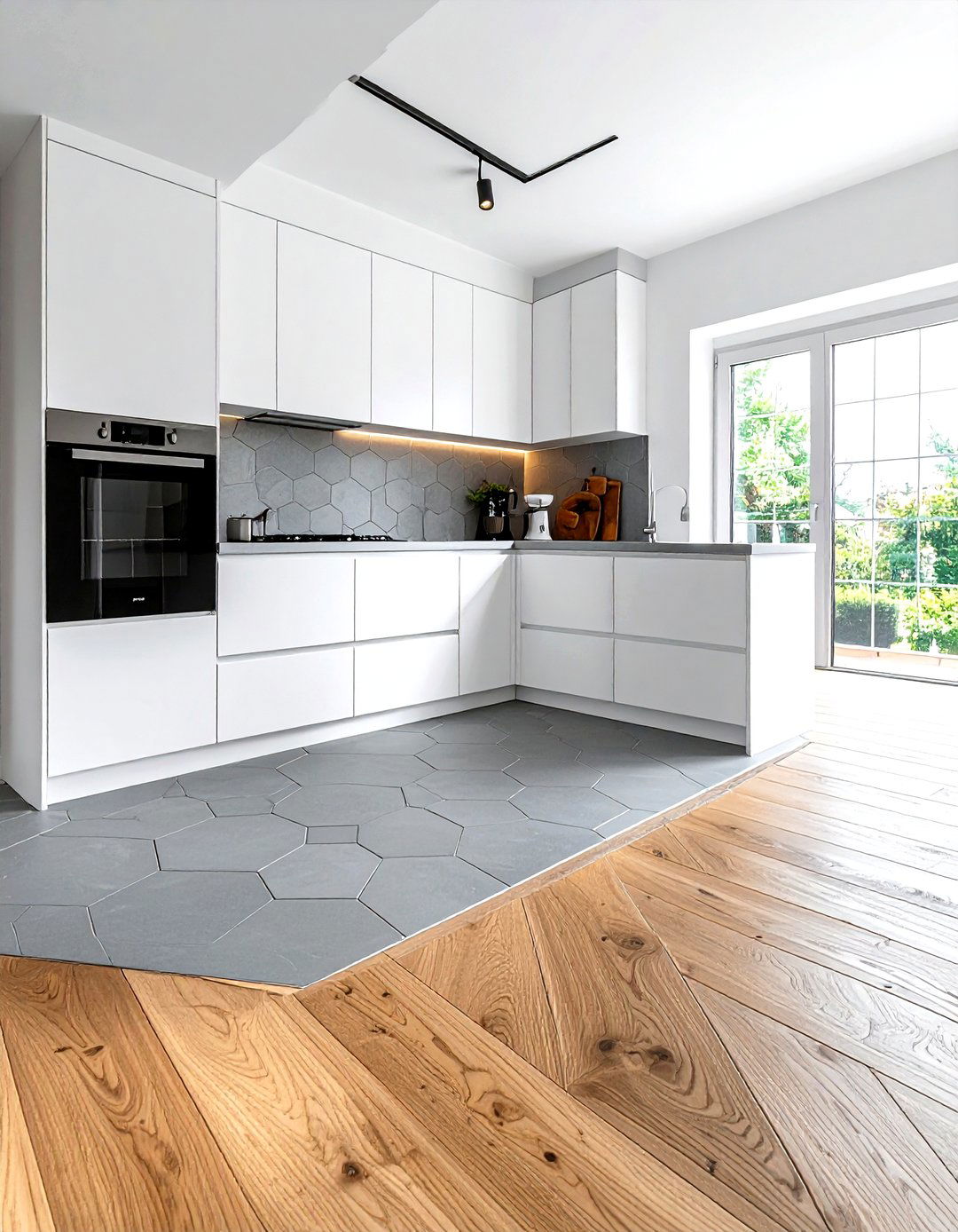 Kitchen floor transition - 30 kitchen design mistakes