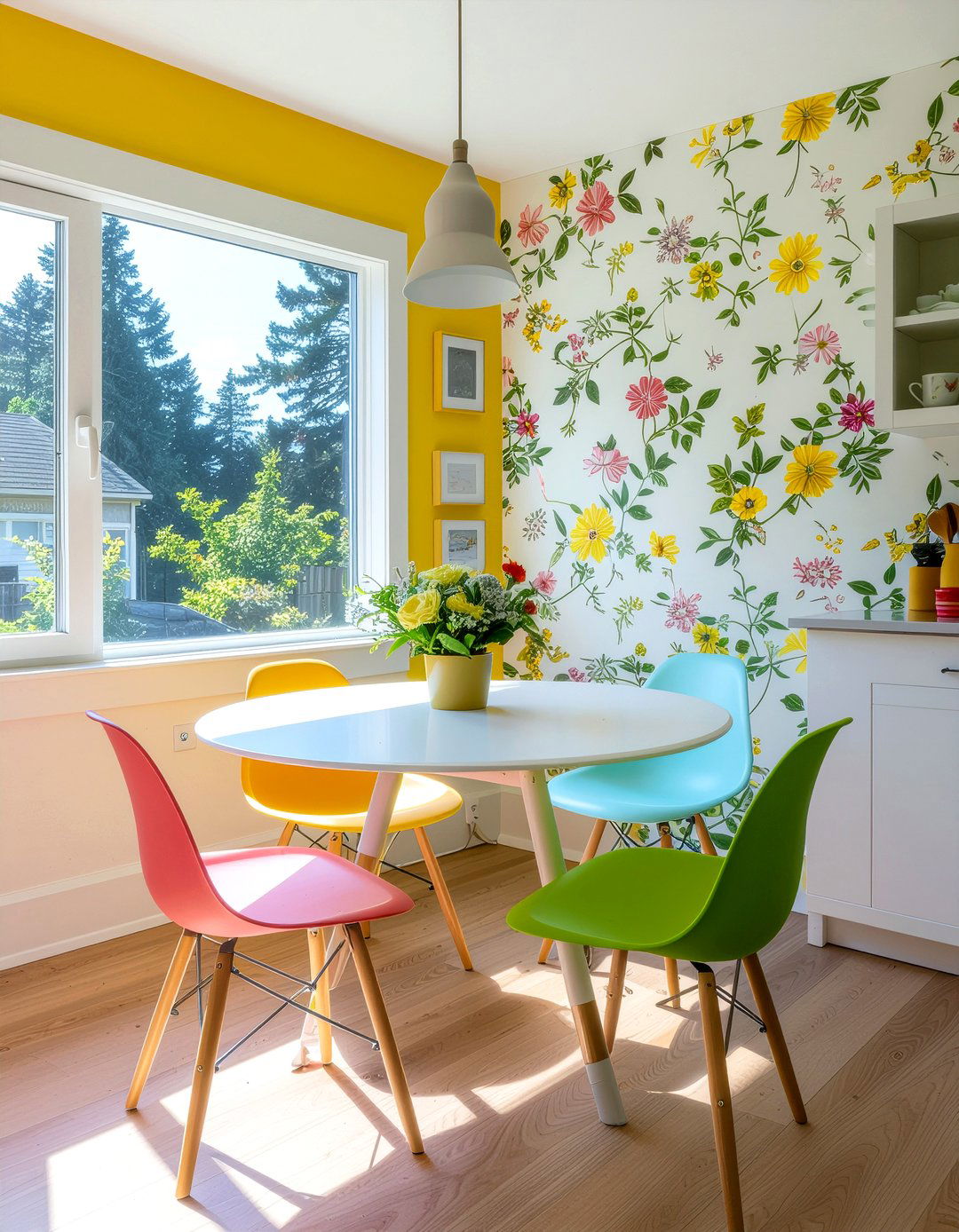 Kitchen floral wallpaper - 30 floral wallpaper ideas