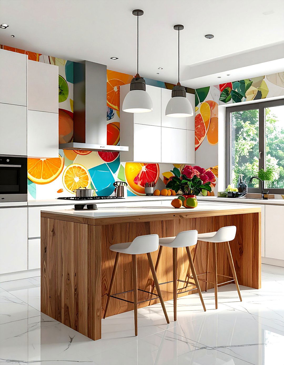 Kitchen geometric wallpaper - 30 geometric wallpaper ideas