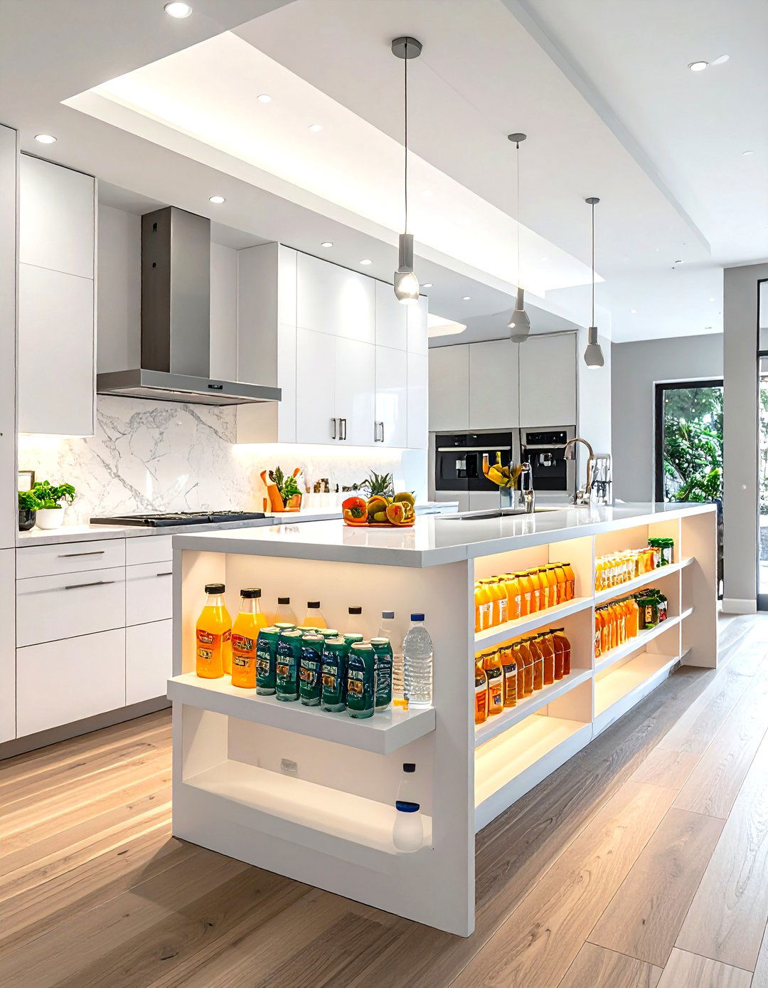 Kitchen island end bar - 30 kitchen dry bar ideas