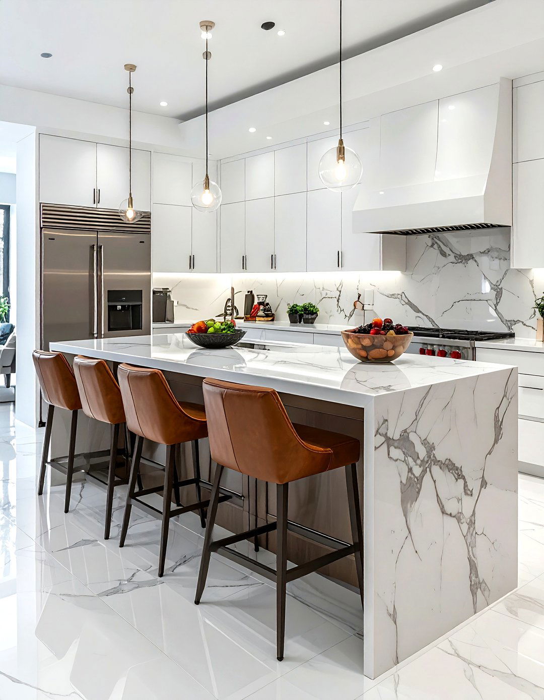 Kitchen island seating - 30 trending kitchen ideas