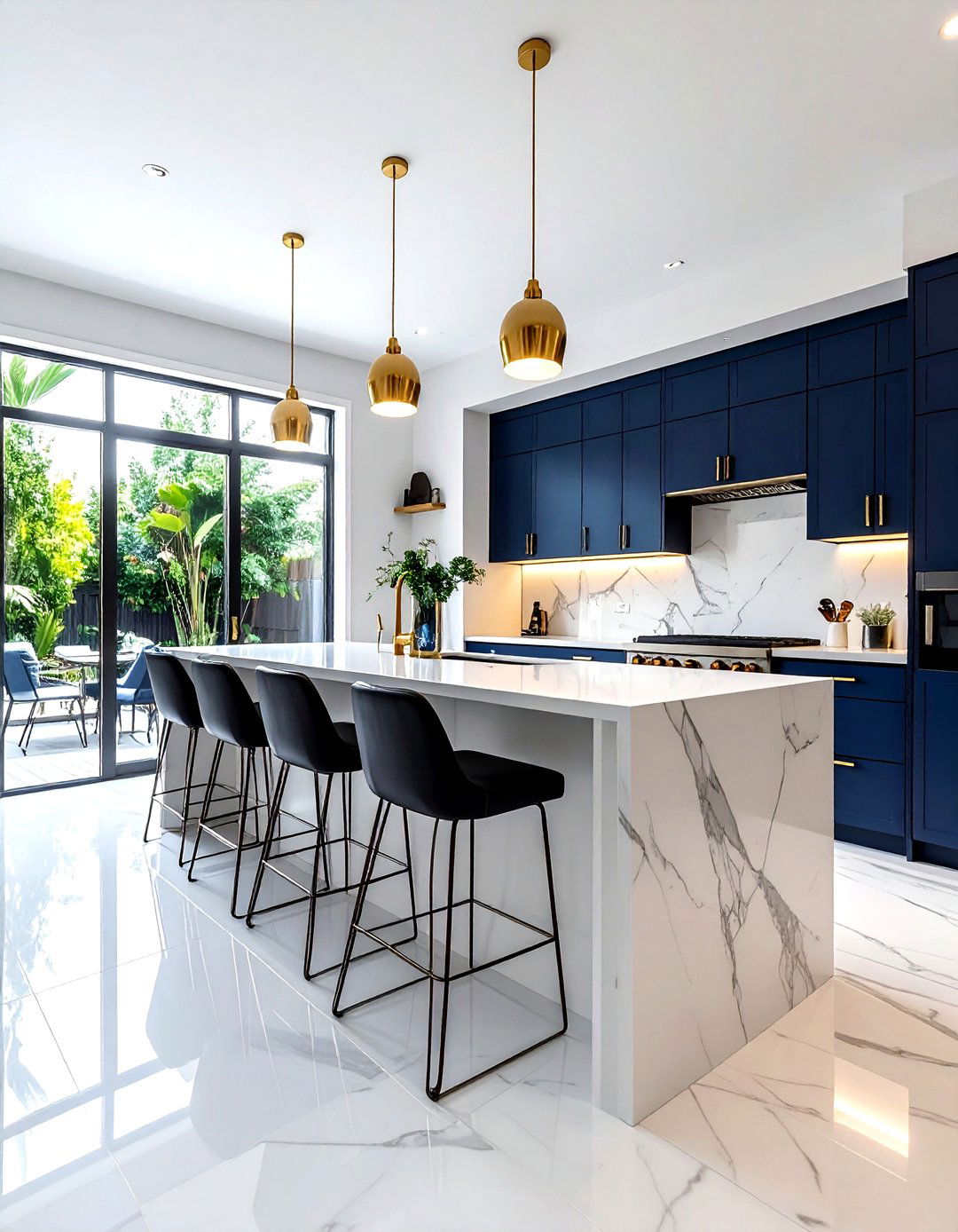 Kitchen island seating - 30 kitchen dining area ideas