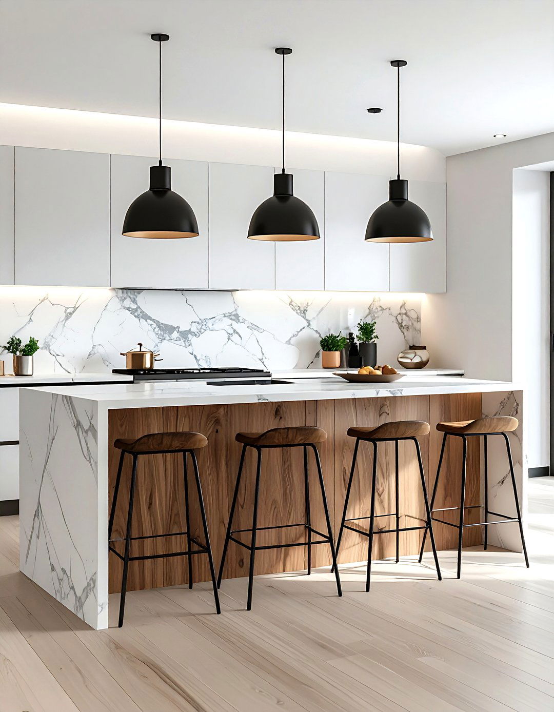 Kitchen island stool - 30 home styling tips