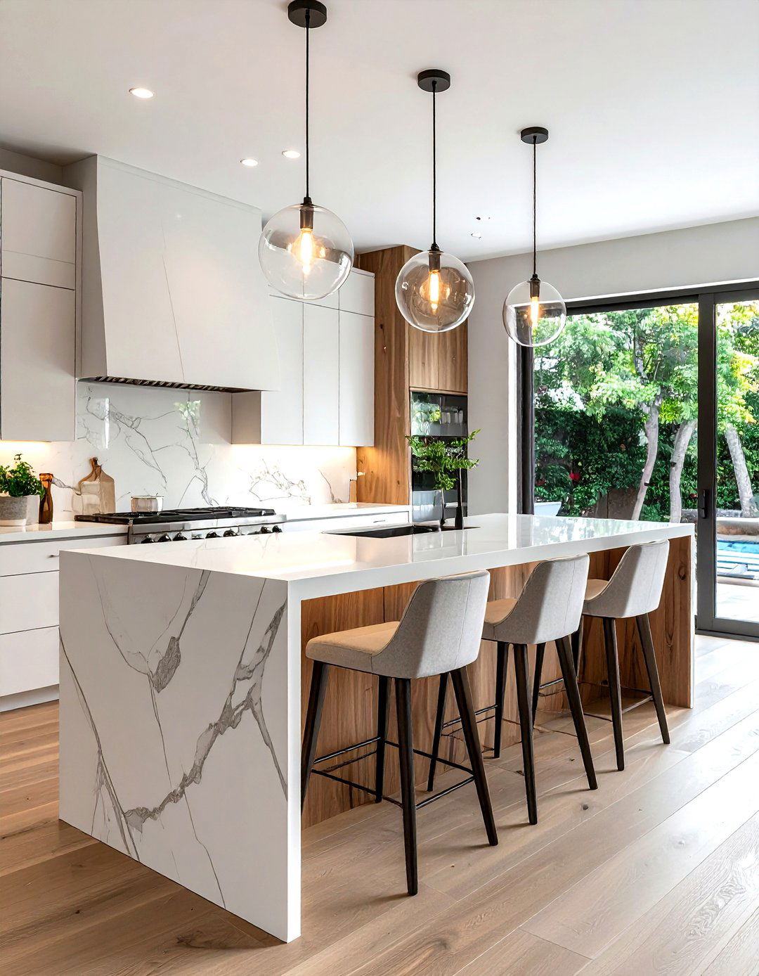 Kitchen island with seating - 30 kitchen dining table ideas