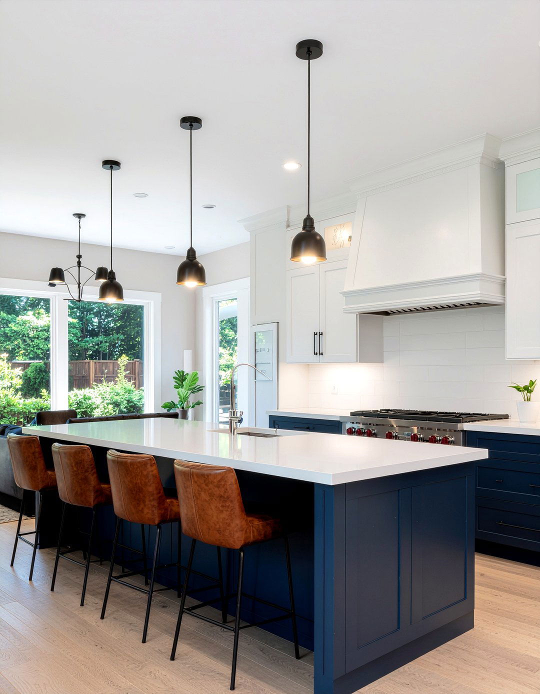 Kitchen island with seating - 30 kitchen great room ideas