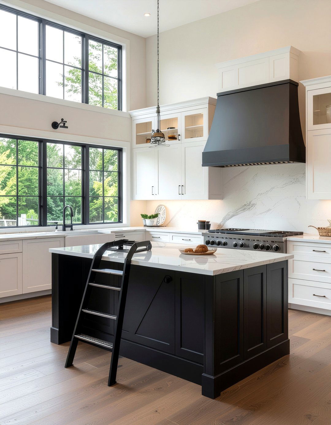 Kitchen ladder system - 30 kitchen focal point ideas