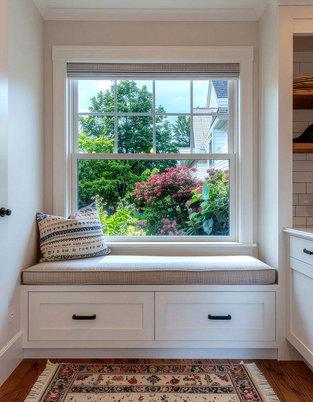 Kitchen mudroom window seat - 30 kitchen mudroom combo ideas