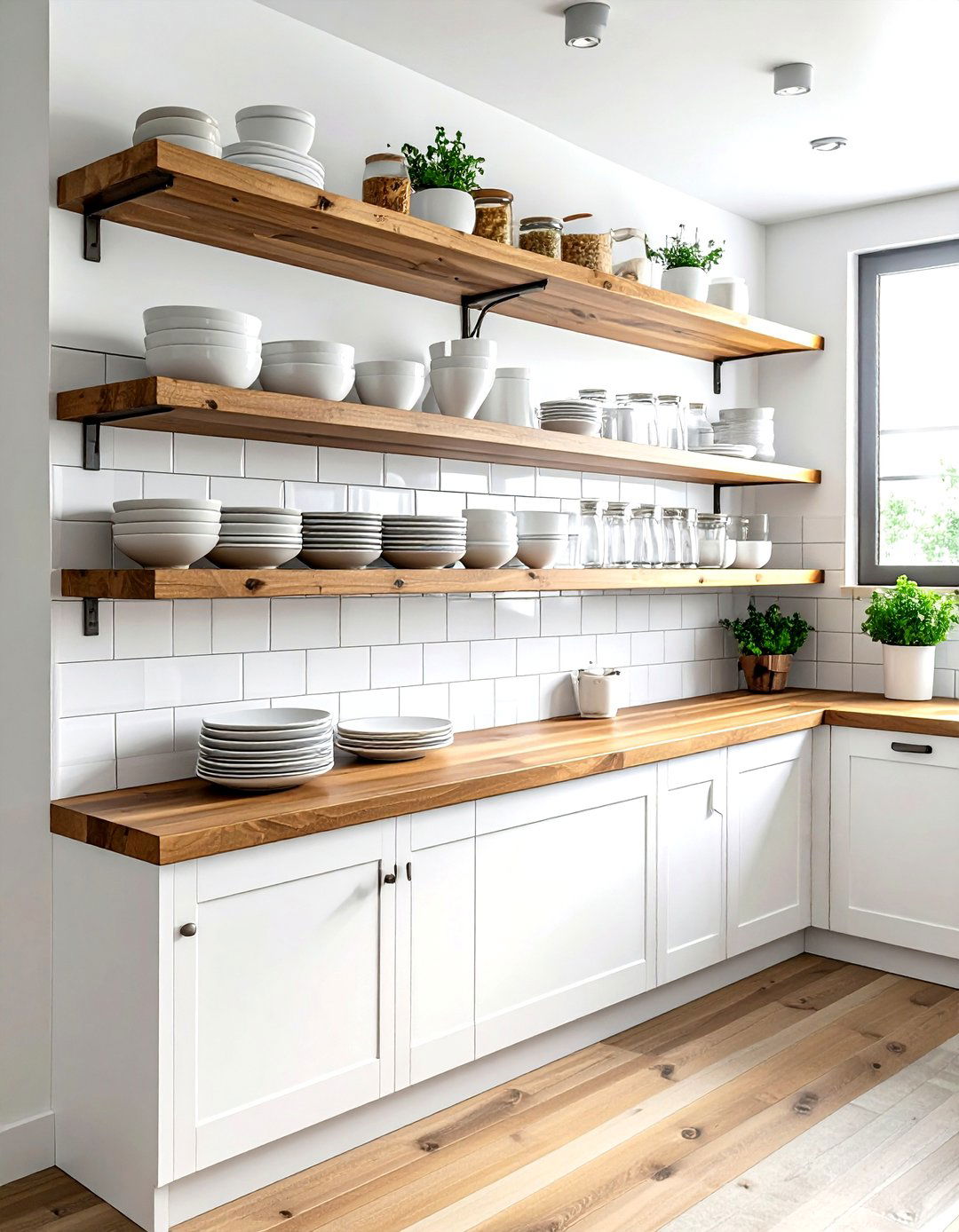 Kitchen open shelving - 30 kitchen design mistakes