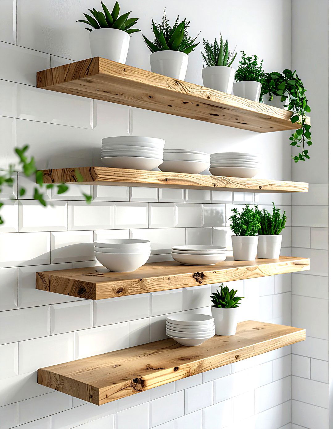 Kitchen open shelving - 30 kitchen mistakes to avoid