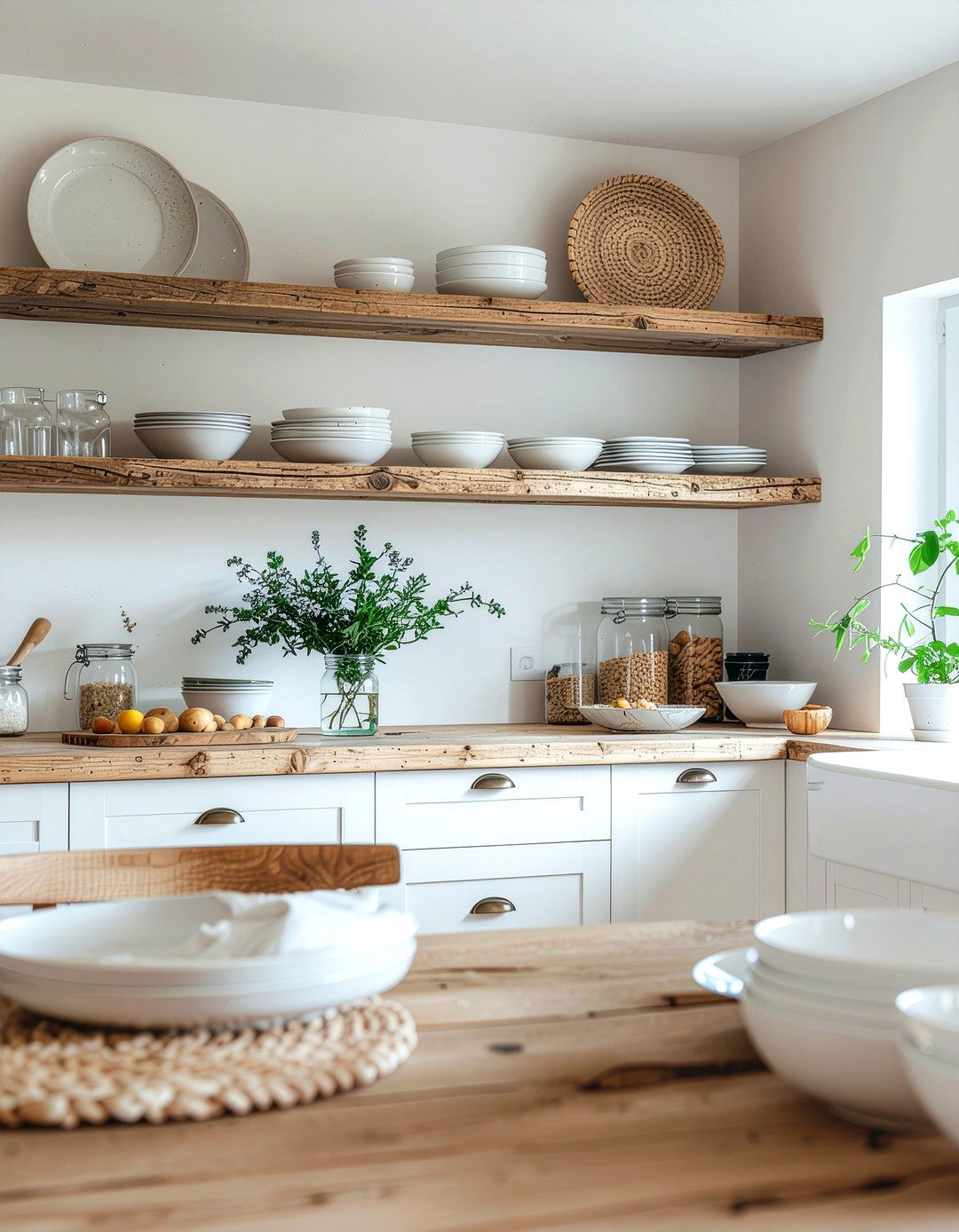 Kitchen open shelving - 30 kitchen remodel tips