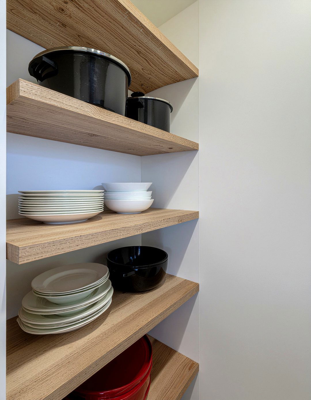 Kitchen pantry shelving - 30 pot and pan storage kitchen ideas