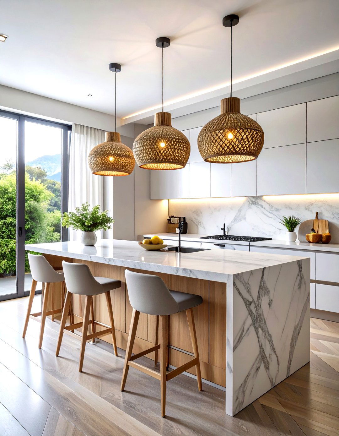 Kitchen pendant lights - 30 decor glow-up ideas